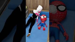 Spidey vs Spider Gwen | After feeding baby | Marvel Animation