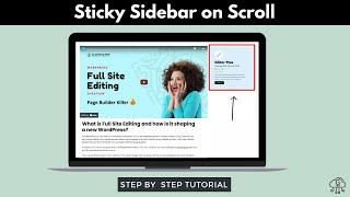 How to Make Sticky Sidebar on Scroll in WordPress | WordPress Tips and Tricks