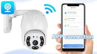 V380 P2 dome camera installation and distribution network guide video