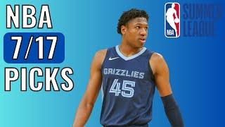 DRAFTKINGS NBA SUMMER LEAGUE ANALYSIS (7/17) | DFS PICKS