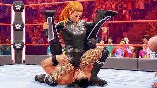 WWE 2k22 MODS: Becky Lynch vs Seth Rollins '20 #intergender #wrestling