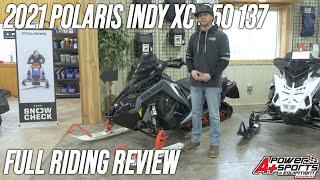 2021 Polaris Indy 850 XC 137 Riding Review