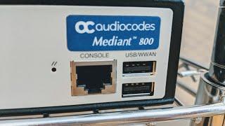 Connect console port  AudioCodes Mediant 500 or 800