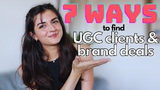 Where to find PAID clients and brand deals | HOW TO FIND BRANDS FOR UGC