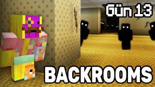 Minecraft Backroomsta Sıkıştım, Hayatta Kalabilir Miyim?