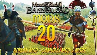 Mount & Blade 2: Bannerlord Mods #20: NEW Roman Mod, Samurai Armor, Vaegir Helmets & MORE!