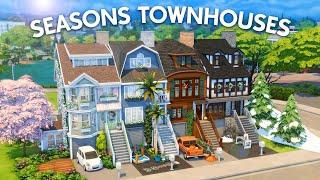 Seasons Townhouses ️ ️ // The Sims 4 Speed Build
