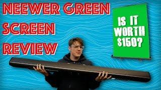 A Pop Up Green Screen That is MAYBE Worth Your $$? || Neewer Green Screen Review
