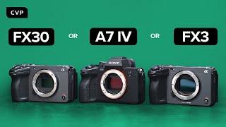 Should You Buy The Sony FX30, A7 IV or FX3?!