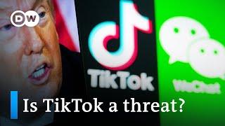 Trump to block TikTok and WeChat downloads in US app stores | DW News