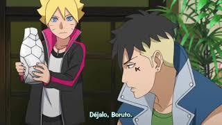 Boruto y Kawaki hacen Ninjujsu-espacio temporal / Boruto capitulo 205