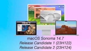 macOS Sonoma 14.7 Release Candidate & Release Candidate 2: General Update