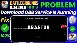 Download OBB Service Is Running BGMI | PUBG OBB File Problem Fix | BGMi OBB File Problem Solve 100%