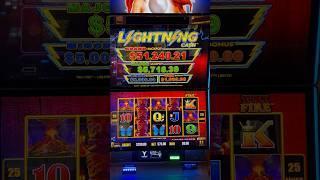 Tiki Fire Volcanoes trigger the Big Hit! #lightninglink #highlimitslots #slotvideos