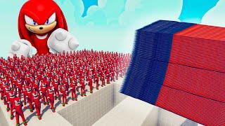 150x KNUCKLES + 1x GIANT vs 3x EVERY GOD - Totally Accurate Battle Simulator TABS