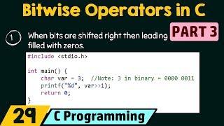 Bitwise Operators in C (Part 3)