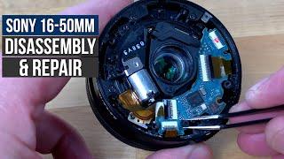 Sony 16-50mm Kit Lens Disassembly, Repair & Reassembly. Fix a stuck lens.