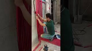 Electric wiring candiote installation#shorts