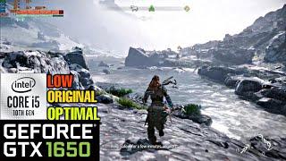 Horizon Zero Dawn | GTX 1650 | i5 10300H | Acer Aspire 7 | 8gb RAM | Benchmark