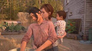 Ellie, Dina and JJ Farm All Cutscenes - The Last of Us Part II