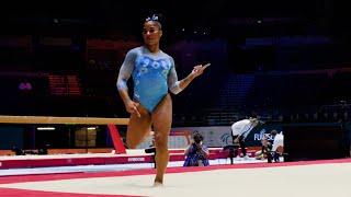 Jordan Chiles (USA) - Floor Exercise - 2022 World Championships - Podium Training