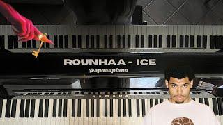 Rounhaa - Ice (piano tuto)