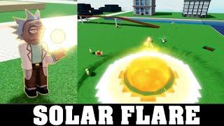 SOLAR FLARE in Infinite Script Fighting ( Character Script ) ! 