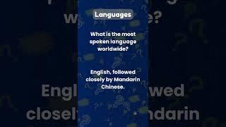 Languages - Mind Blowing Fact #shorts