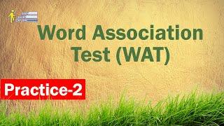 Word Association Test  (WAT) at ISSB - Live Practice 2 - ISSB Tests Preparation by VLC