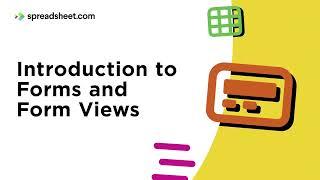 Introduction to Forms and Form Views in Spreadsheet.com