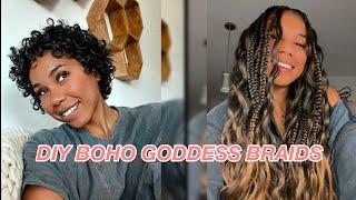 Braid my hair with me | BOHO GODDESS BRAID TUTORIAL