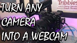 Turn your DSLR or mirrorless camera into a webcam for streaming