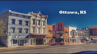 Ottawa, KS: Wandering Walks of Wonder Slow TV Walking Tour 4K