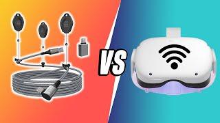$35 Link Cable vs Airlink vs Virtual Desktop in 2022 - AMVR Cable & Pulley System For Quest (Review)