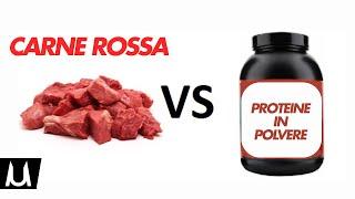 Fa più male la carne rossa o le proteine in polvere