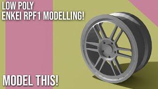 How to model a wheel in Blender 2.8 | Blender | Tutorial