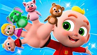 Finger Family Song!  (Animal Version)| Cartoon Kids | More Nursery Rhymes & Baby Songs