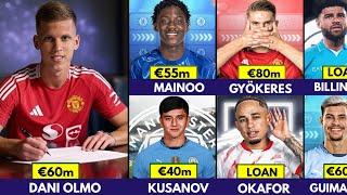  ALL LATEST CONFIRMED WINTER TRANSFER AND RUMOURS 2025, OLMOTO UNITED,  GYÖKERES KUSANOV, MAINOO