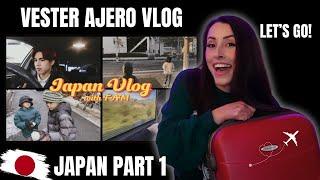 Japan Vlog Pt.1 | Vester Ajero REACTION *too cute to handle*