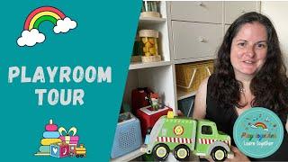 Montessori Inspired Playroom Tour  - toddler and preschooler - including all the essentials