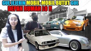 REVIEW SEMUA MOBIL BUTUT GUE DEPAN RUMAH DENISE CADEL ‼