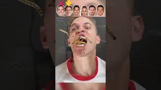 Griezmann VS Yildiz VS Firmino VS Lehmann VS Messi VS Ronaldo Funny Food Moments