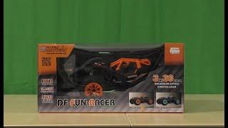 RC Auto DF-Fun-Racer 1:14 - 4WD RTR - Orange Unboxing + Lifetest (Ferngesteuertes Auto)