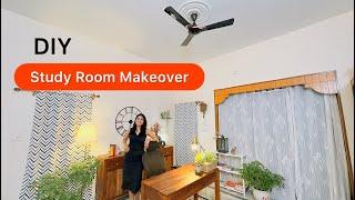 Study room makeover #studyroom #diy #diyhomedecor #luxuryhomes #diyprojects