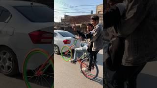 Cycle wheeling stunt  #shorts #youtubeshorts #trending #wahabjerry