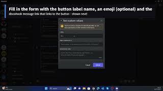 Creating Custom Embeds with Reaction Message Buttons on Discord using Discohook!