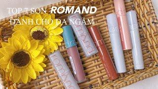 [GIVEAWAY + SWATCH & REVIEW] TOP 7 SON ROMAND DÀNH CHO DA NGĂM | Fung Chen