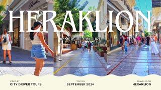 Walking Tour of Heraklion City Center | Crete, Greece 