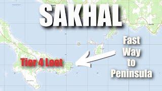 DayZ Sakhal - Fast way to the peninsula and Tier 4 loot #dayz #sakhal #tier4