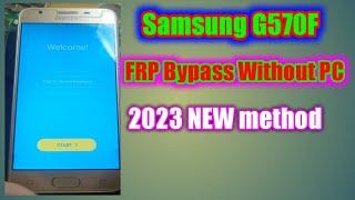 Samsung G570F FRP Bypass| Samsung j5 prime frp bypass without pc 2023